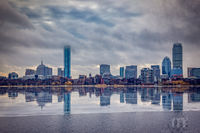Boston Reflections In Winter